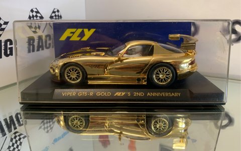 FLY Car Model Viper GTS-R Gold